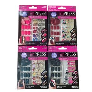 imPRESS Press-On Nail Designer Kit - Lot of 4 sets